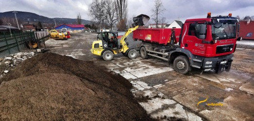 Zahradní substrát deponie skladem Liberec